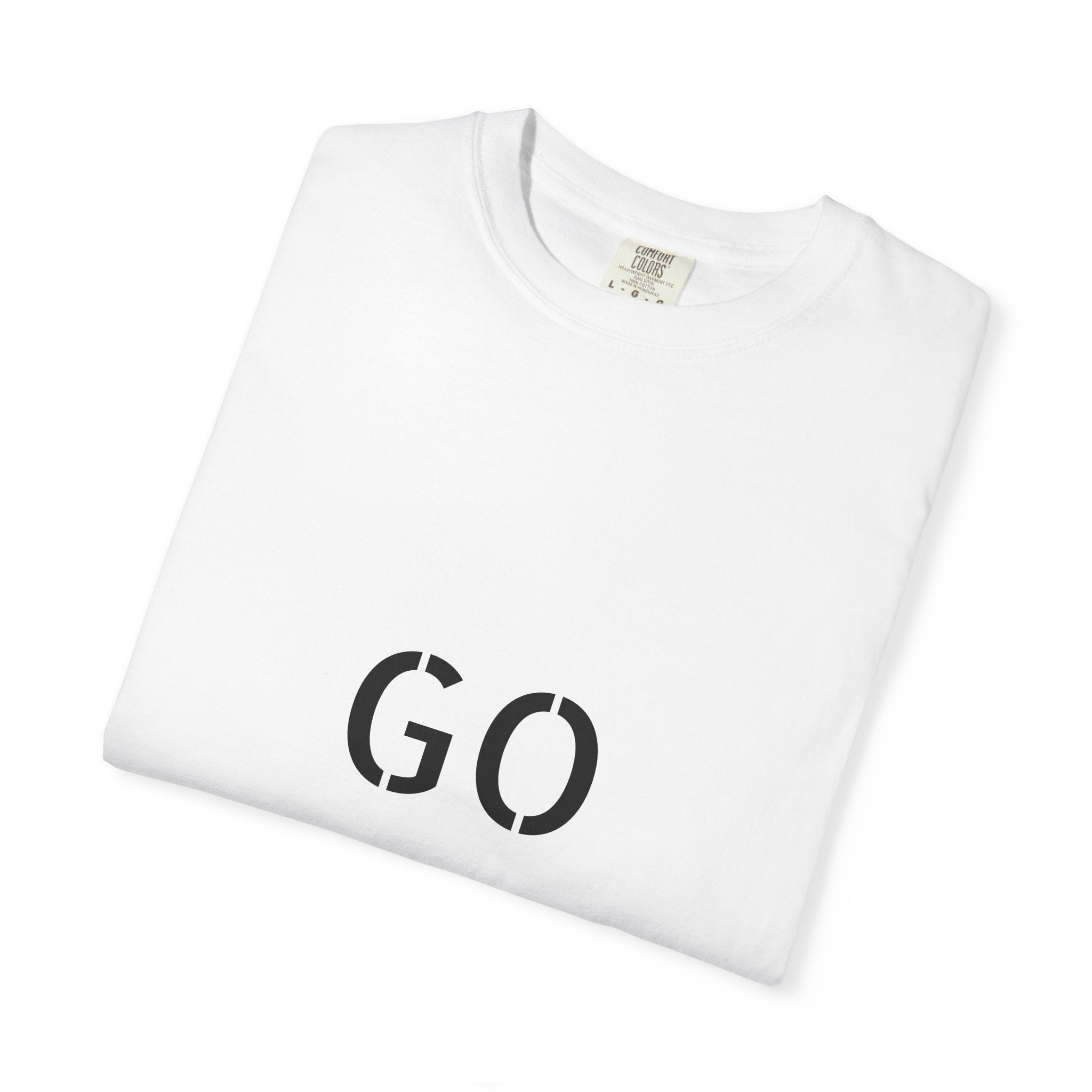 GO AWAY T-shirt | Stencil Lettering Graphic Tee