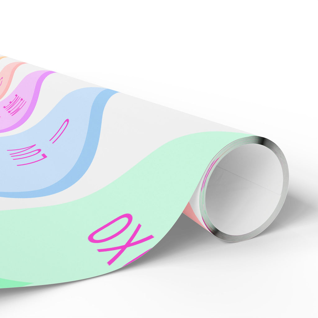 Conversation Heart Wrapping Paper — Cute AF Valentine Gift Wrap