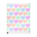 Conversation Heart Wrapping Paper — Cute AF Valentine Gift Wrap
