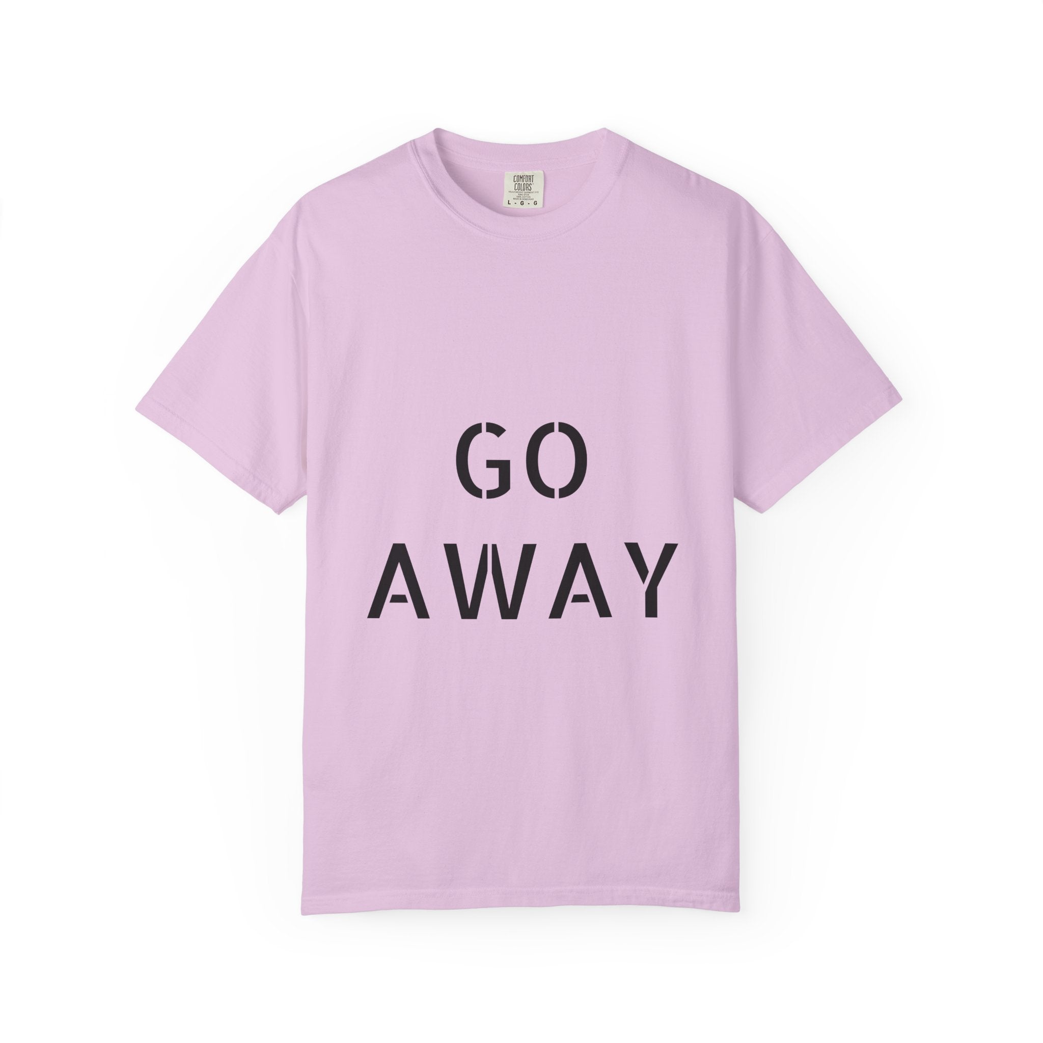 GO AWAY T-shirt | Stencil Lettering Graphic Tee