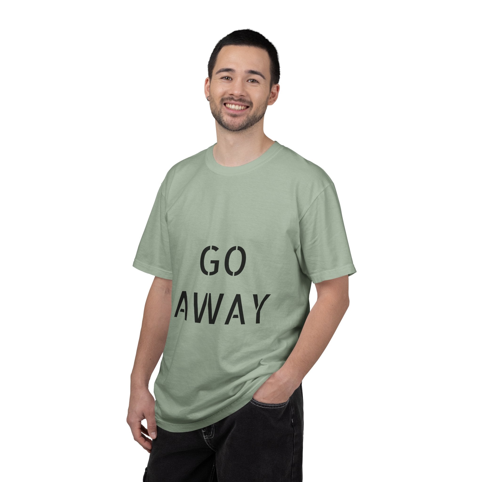 GO AWAY T-shirt | Stencil Lettering Graphic Tee